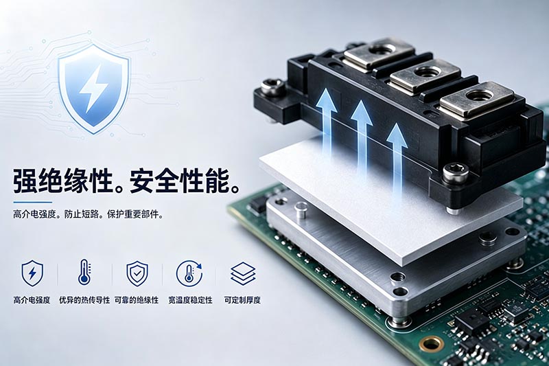 高介電強(qiáng)度氮化硼墊片：為高壓電子設(shè)備構(gòu)筑安全絕緣屏障