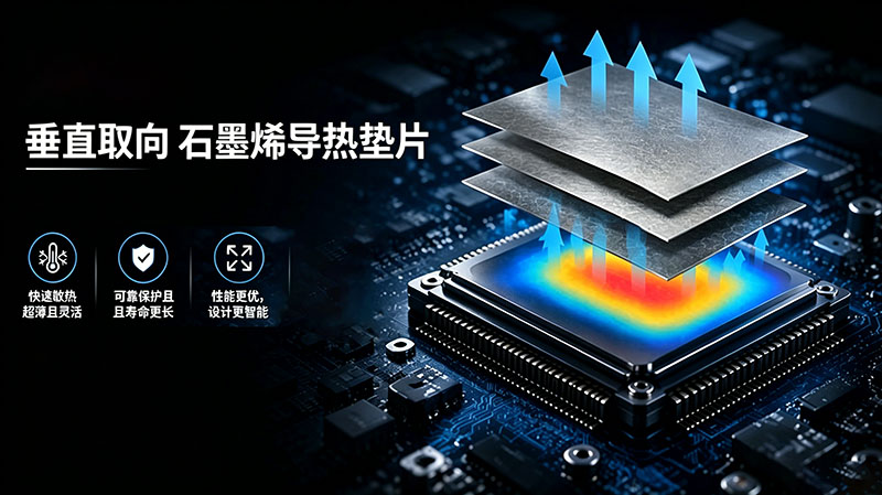 垂直導(dǎo)熱石墨烯導(dǎo)熱片（90W/mK+）：提高電子設(shè)備散熱效率